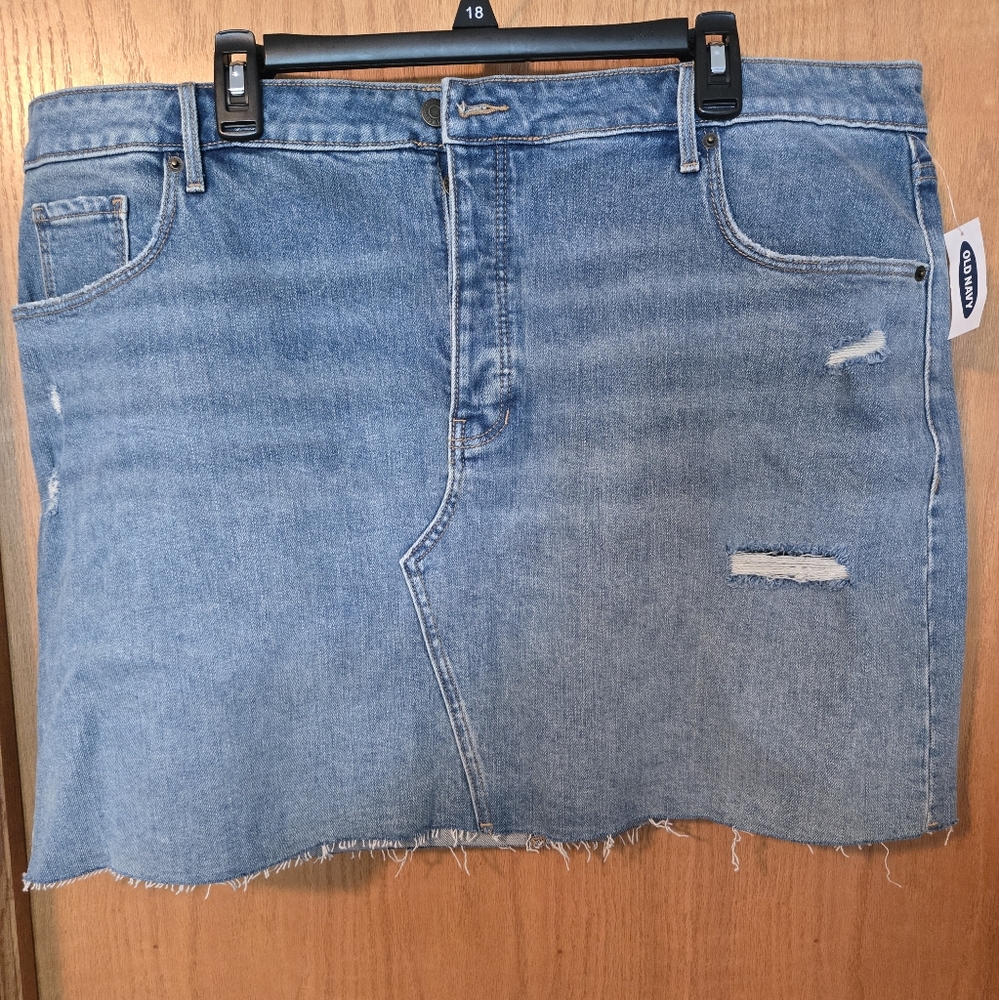 Denim Mini Skirt
